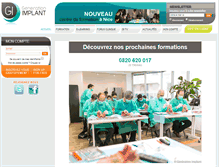 Tablet Screenshot of generation-implant.com